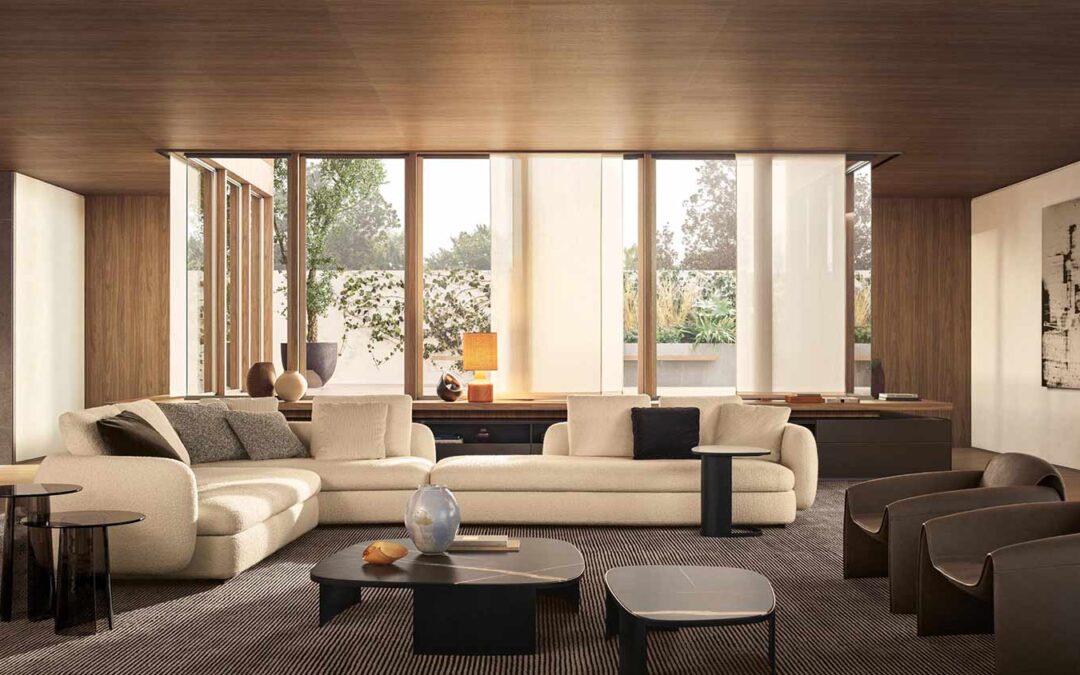 showroom de muebles de diseño en Vitoria-Gasteiz con ambiente cálido y contemporáneo